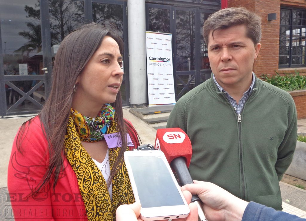 Maria Lucas y Andrés Aguirre Zabala concejales de Cambiemos Carlos Casares