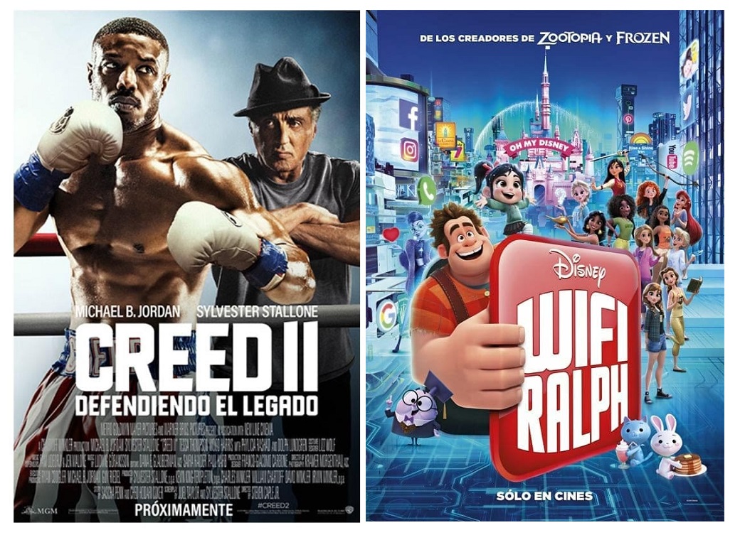 Este fin de semana disfruta de Wifi Ralph, Creed II y Cadáver en el Cine Teatro Verdi