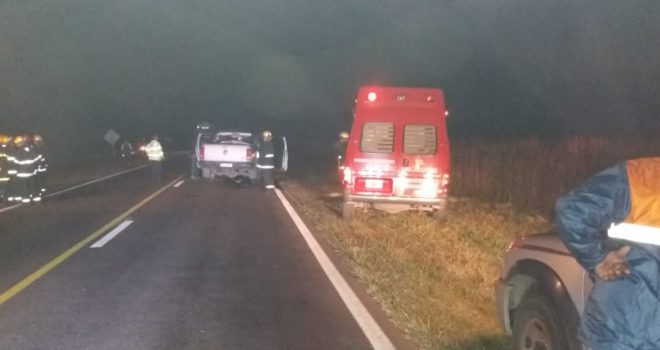 El casarense Marcos Alonso sufrió un accidente en la Ruta Nacional Nº 5