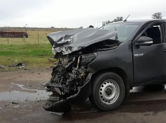 Rolando Rota sufrió un accidente en la Ruta 50, a la altura de Martinez de Hoz