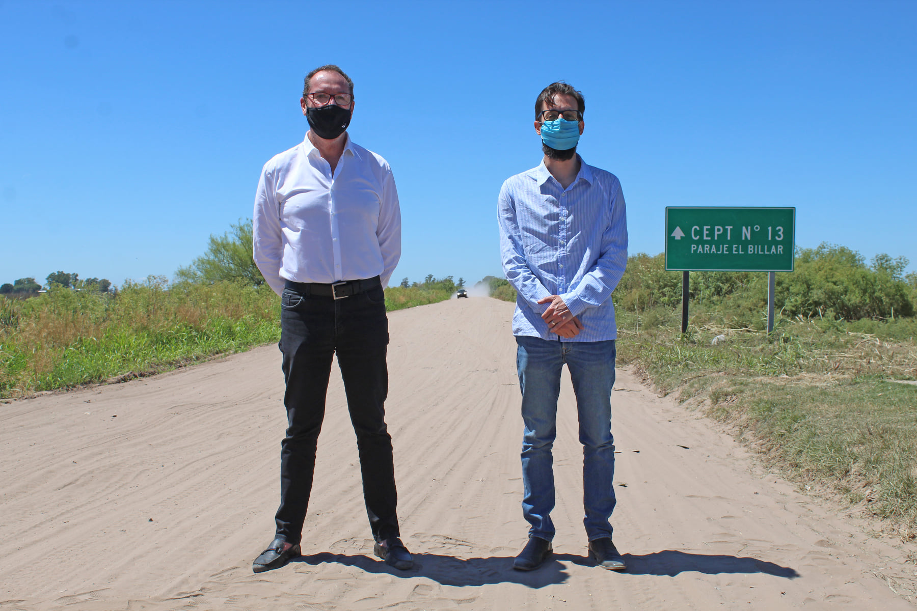 Se licitó la obra de estabilización del camino a Cadret que había anunciado el ministro Simone en su visita a Carlos Casares
