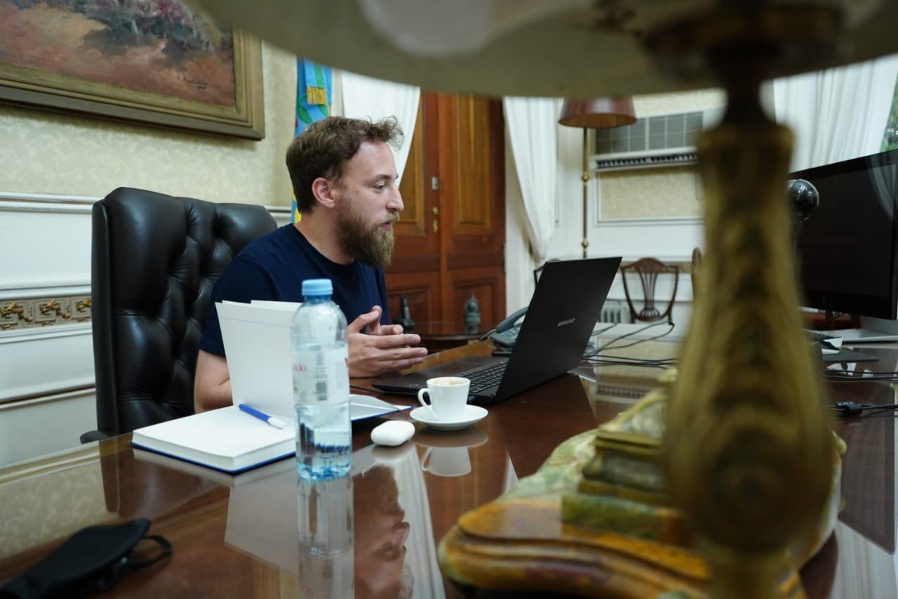 Diputados y concejales de la cuarta se reunieron con el presidente de la cámara de diputados, Federico Otermín