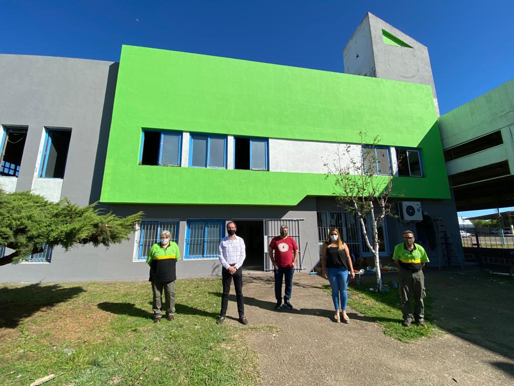 Torchio junto a Elola e Ibarra visitaron el centro de lógistica en Ruta Nº5 y Acceso Mouras