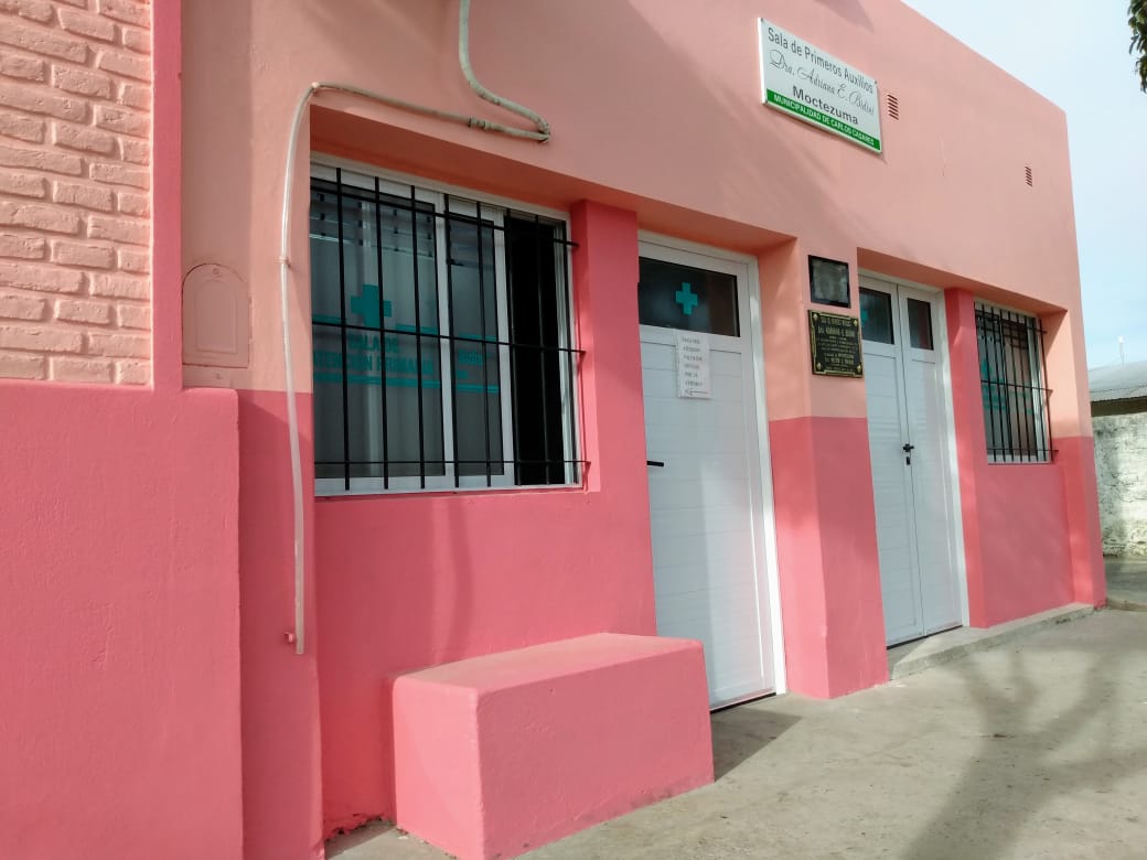 Moctezuma avanza: Restauraron la Sala de Primeros Auxilios y se van a construir 12 casas