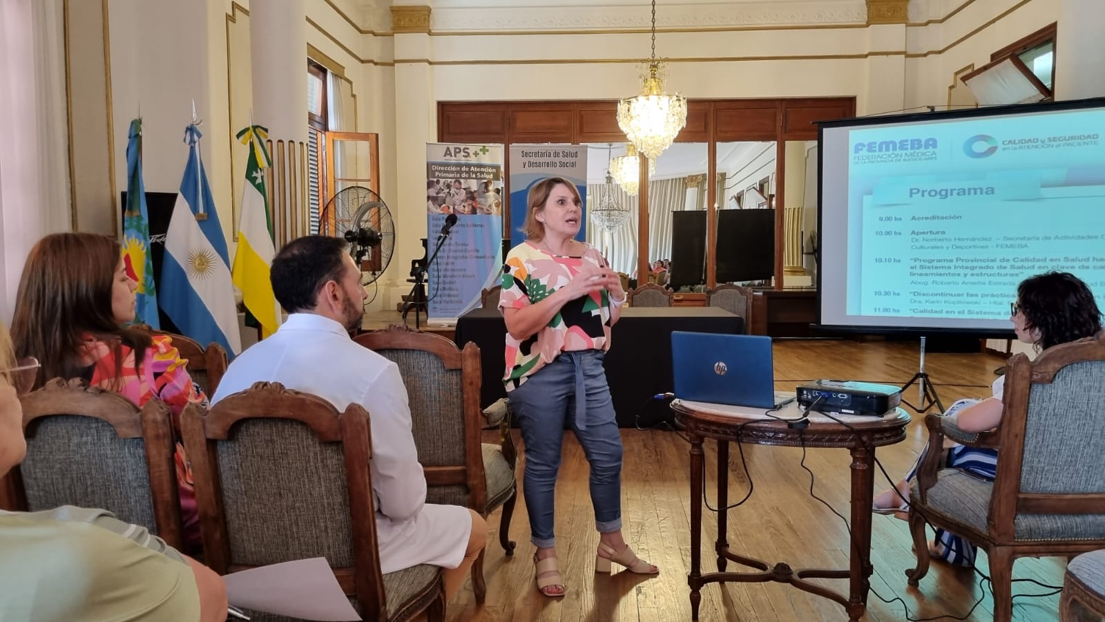 FEMEBA y la secretaria de salud capacitaron al personal municipal