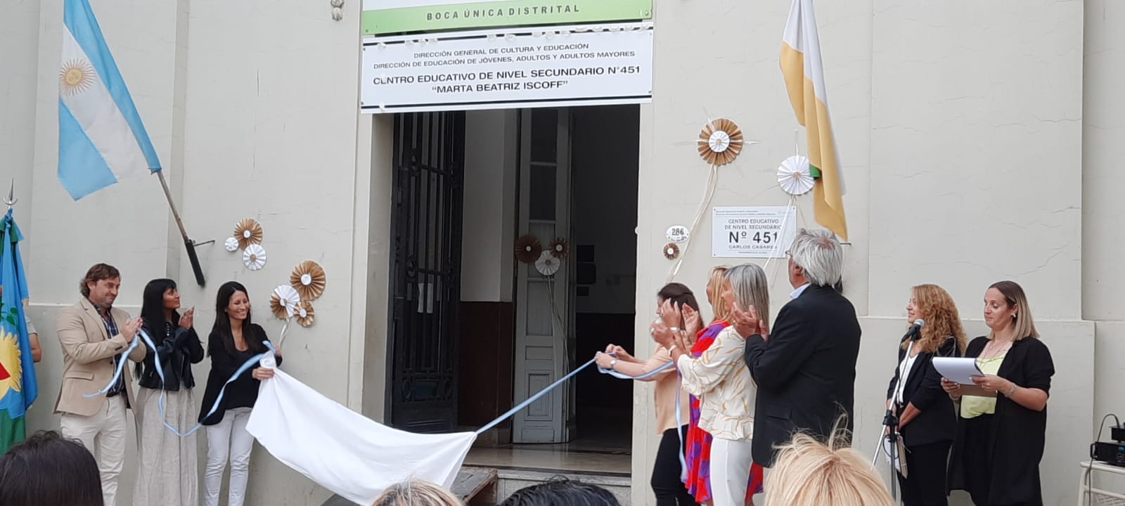 El CENS N° 451 lleva el nombre de la ex docente Marta Beatriz Iscoff