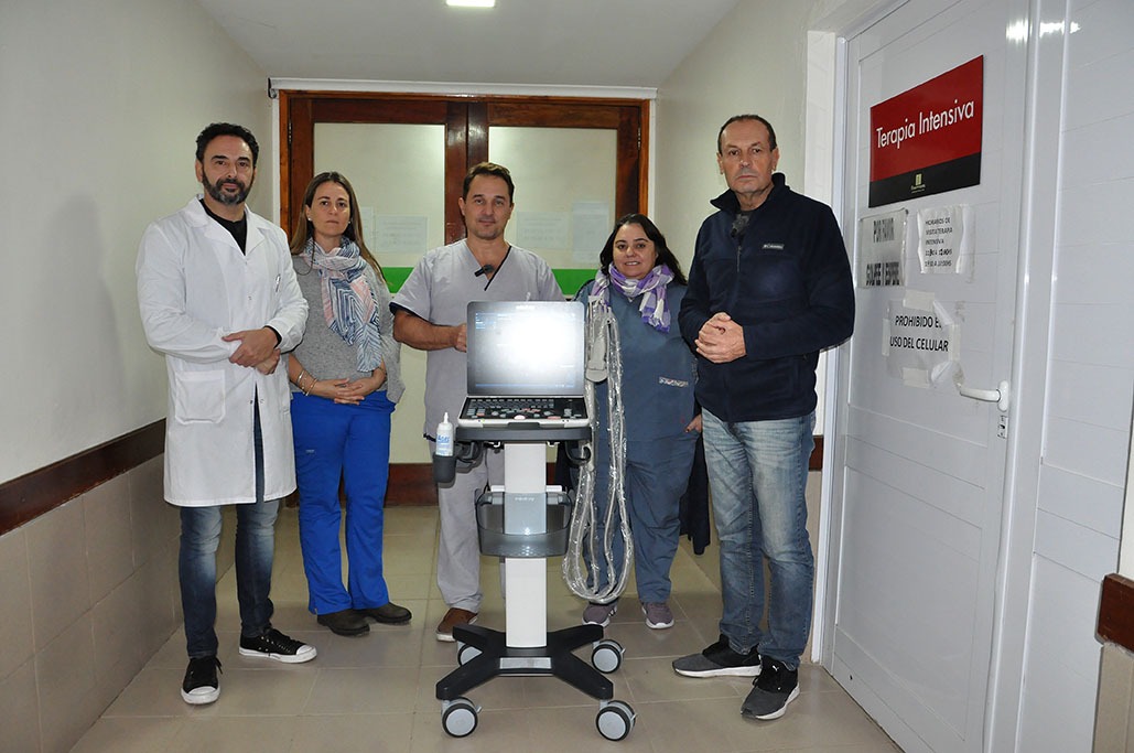 Presentaron el nuevo ecografo móvil para el Hospital Municipal