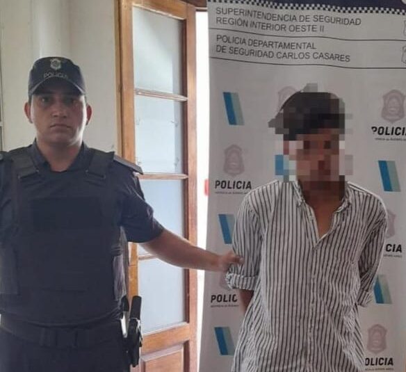 Detenido por violencia intrafamiliar y romper perimetral