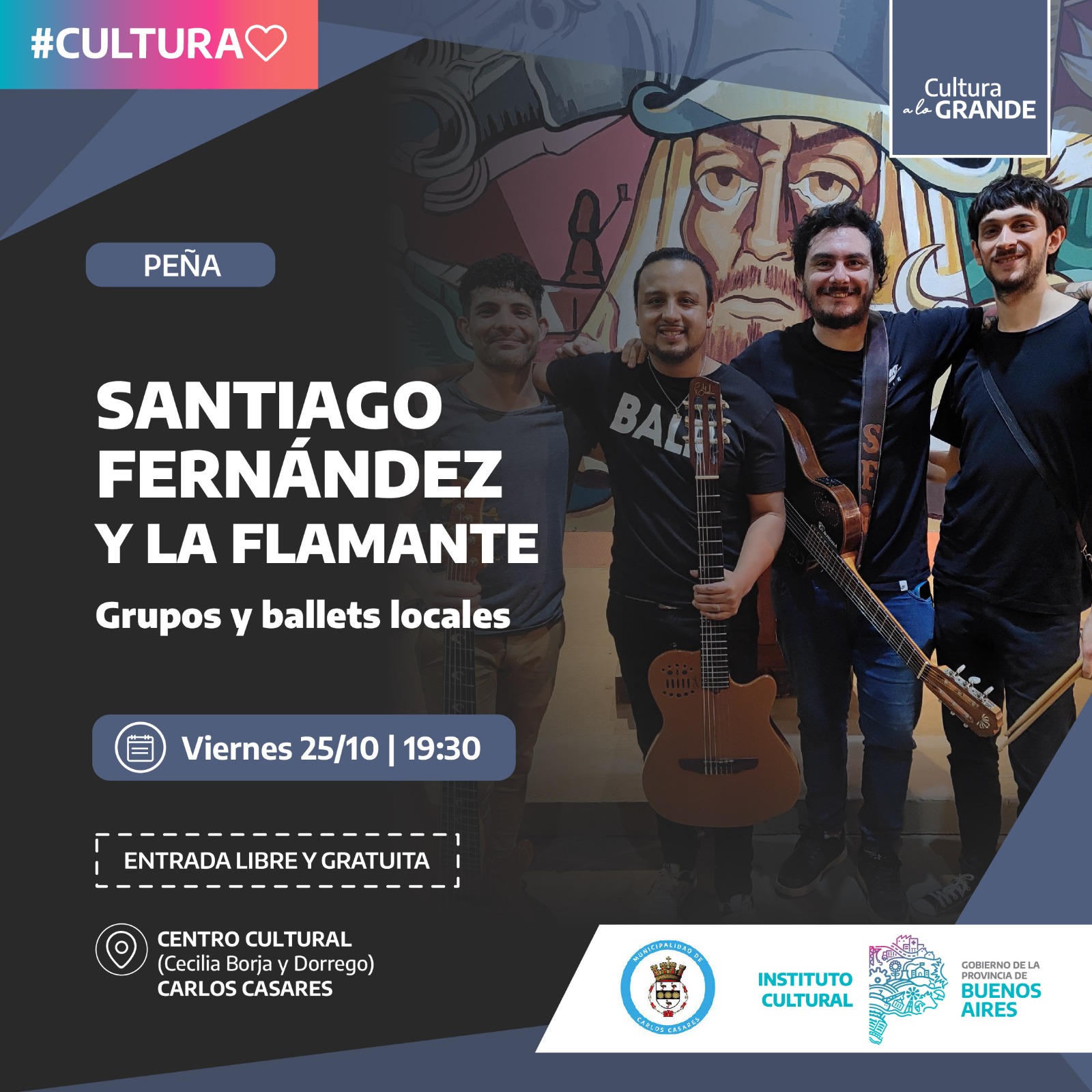 La Peña "Cultura a lo Grande" llega a Carlos Casares