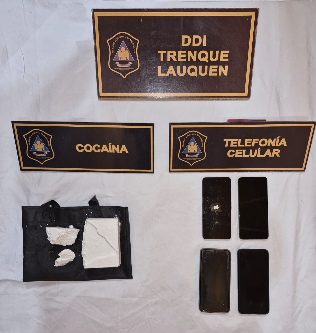 Nuevo golpe al narcotráfico en Pehuajó: cuatro detenidos y un importante secuestro de cocaína