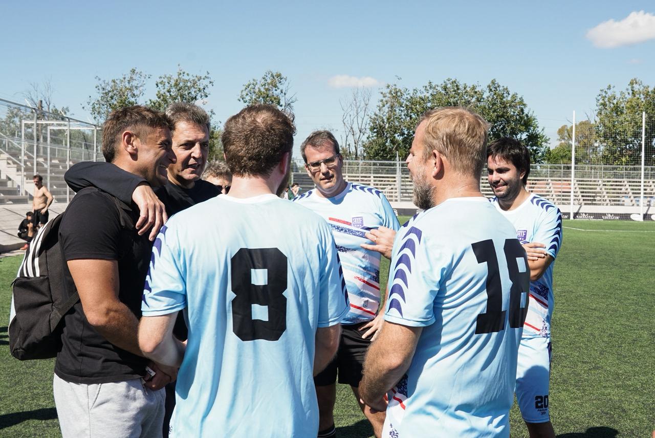 Pre candidatos a gobernador del peronismo jugaron un picado con fuerte contenido político