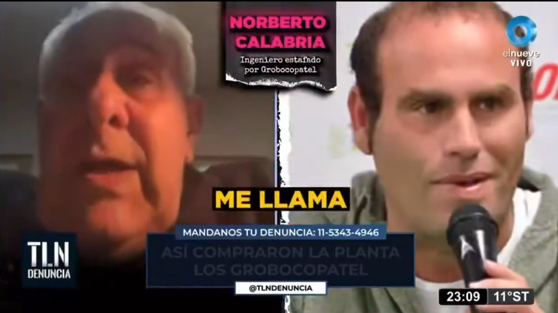 Un Chacabuquense denunció a Bernardo Grobocopatel por presunta asociación ílicita y llegó a Canal 9