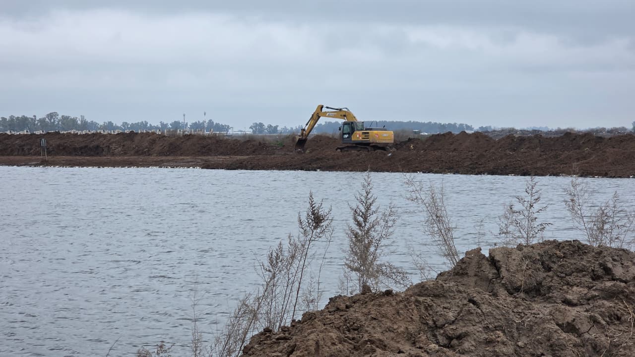 La obra del Lago del Parque San Martín entra en su etapa final