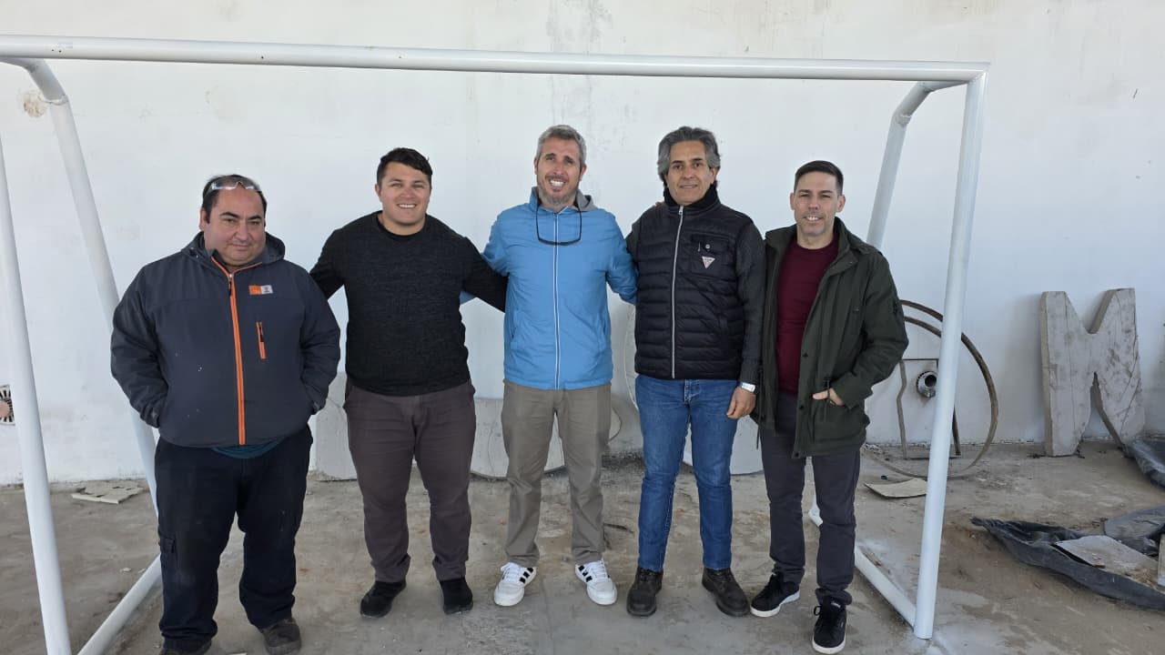 La Escuela Técnica construyó nuevos arcos para la pista del Parque General San Martín