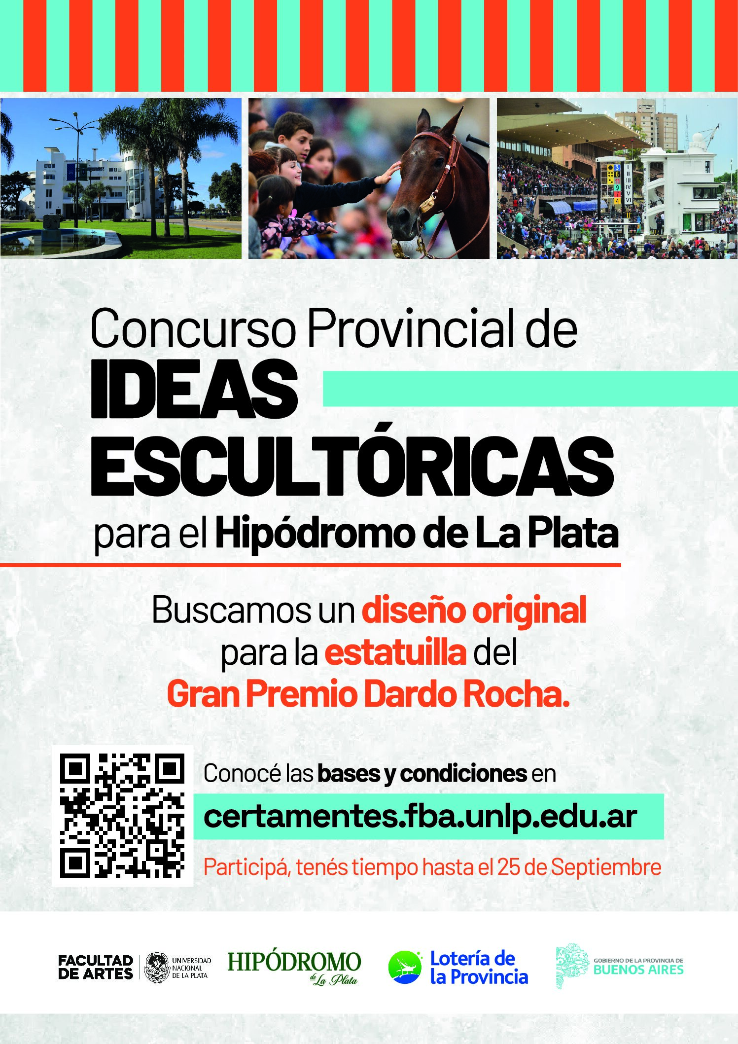 Convocan a artistas bonaerenses a crear un nuevo símbolo para el Hipódromo de La Plata