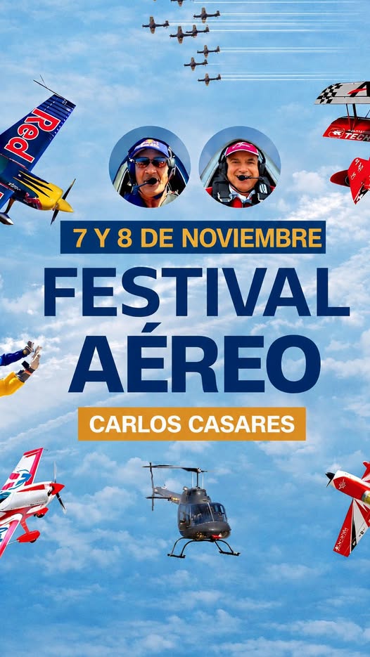 Carlos Casares vuelve a mirar al cielo: Confirmado el gran Festival Aéreo para el 7 y 8 de noviembre
